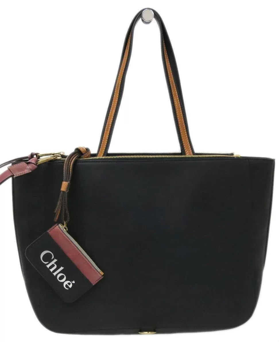 CHLOE Faux-Leather Tote Bag