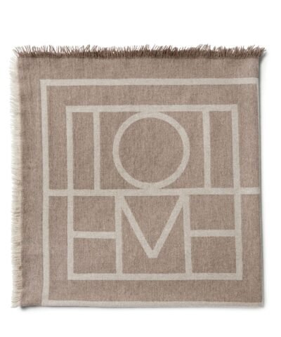 TOTÊME Como Scarf Tobacco Monogram