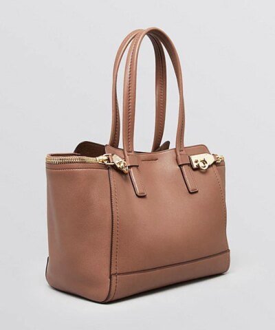 Salvatore Ferragamo Tote Verve Small Light Zip-Side Tote Bag-SALVATORE FERRAGAMO-Fashionbarn shop