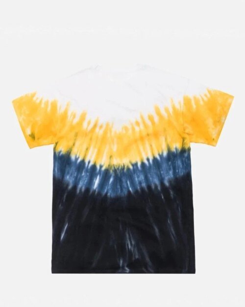 Kith Summer Tie Dye Tee Blue/Yellow