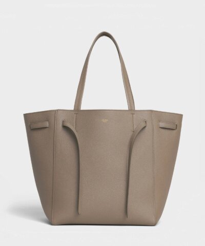 Celine Small Cabas Phantom In Soft Grained Calfskin Taupe