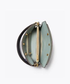 Tory Burch Lee Radziwill Pebbled Small Double Bag