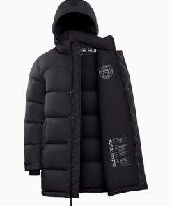 Aritzia The Super Puff™ Black Mid-Length Goose-Down Puffer Jacket