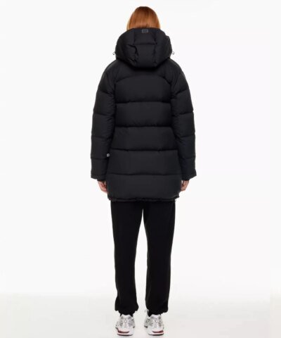 Aritzia The Super Puff™ Black Mid-Length Goose-Down Puffer Jacket