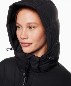 Aritzia The Super Puff™ Black Mid-Length Goose-Down Puffer Jacket