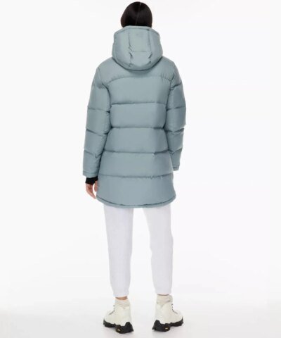 Aritzia The Super Puff™ Blue Mid-Length Goose-Down Puffer Jacket