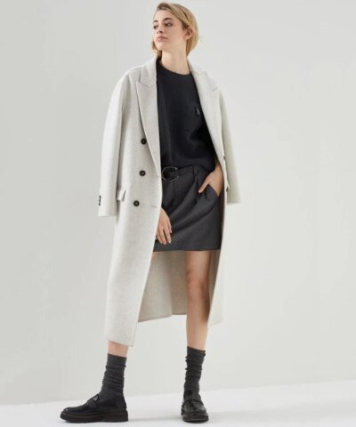 Brunello Cucinelli Cotton English Rib Sweater With Precious Pocket Loop