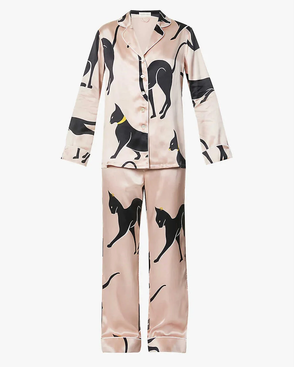 Olivia Von Halle Lila Sia Silk Pyjama Set