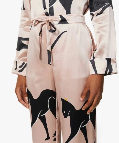 Olivia Von Halle Lila Sia Silk Pyjama Set