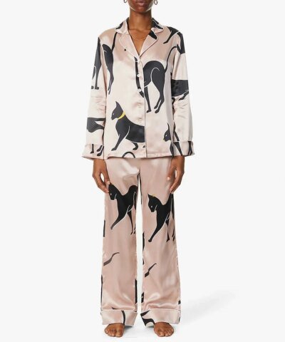 Olivia Von Halle Lila Sia Silk Pyjama Set