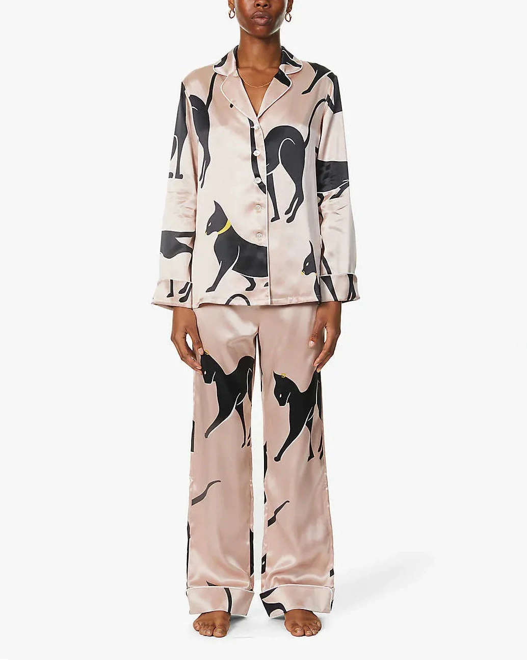 Olivia Von Halle Lila Sia Silk Pyjama Set