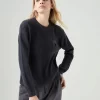 Brunello Cucinelli Cotton English Rib Sweater With Precious Pocket Loop