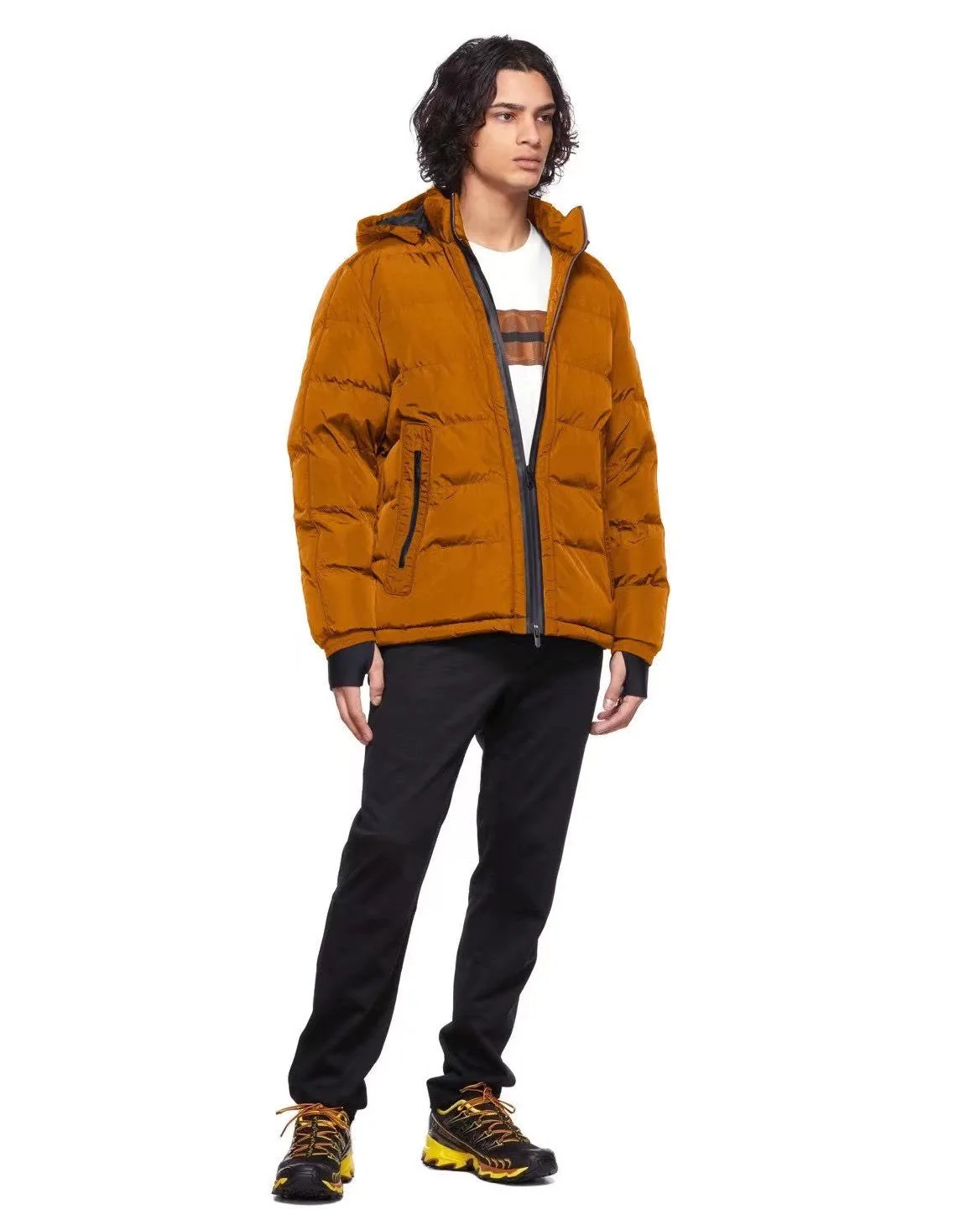 Zegna Outdoor Capsule Quilted Puffer Jacket In Brown