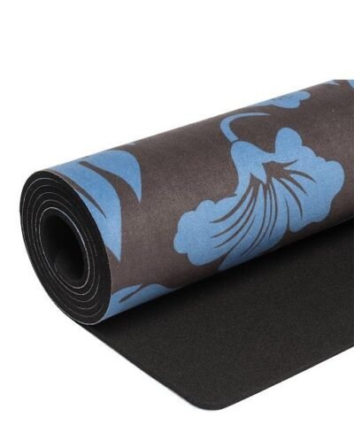 Prada Blue Flowers Yoga Mat
