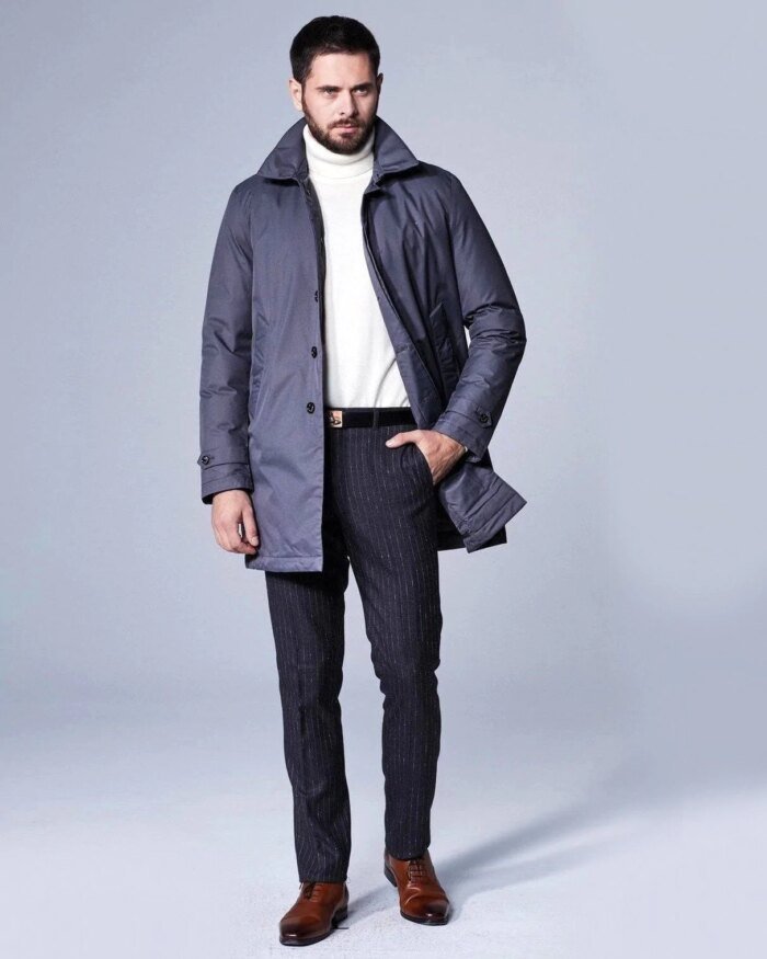 Montecore Men's Grey Down Jacket
