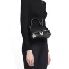 Balenciaga Hourglass Small Handbag in black