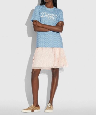 Coach Dream T Shirt In Organic Cotton
