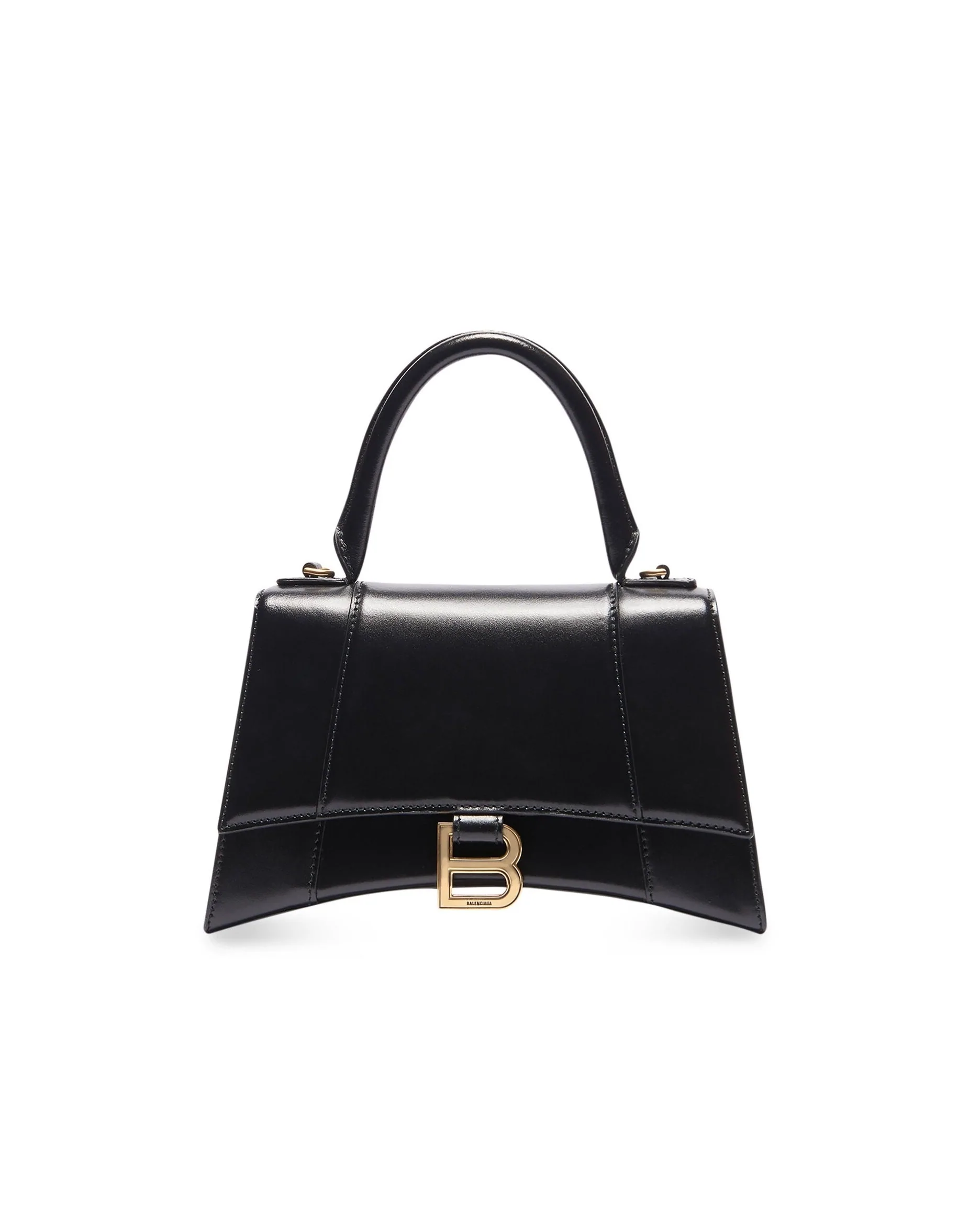 Balenciaga Hourglass Small Handbag in black