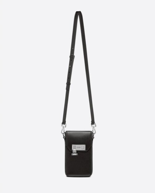 Dior Men's Black Smooth Calfskin Vertical Pouch