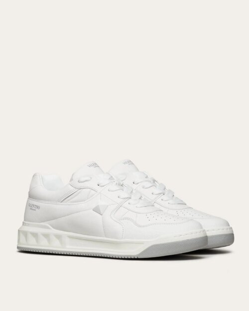 Valentino Men's ONE STUD Low-Top Nappa Sneaker