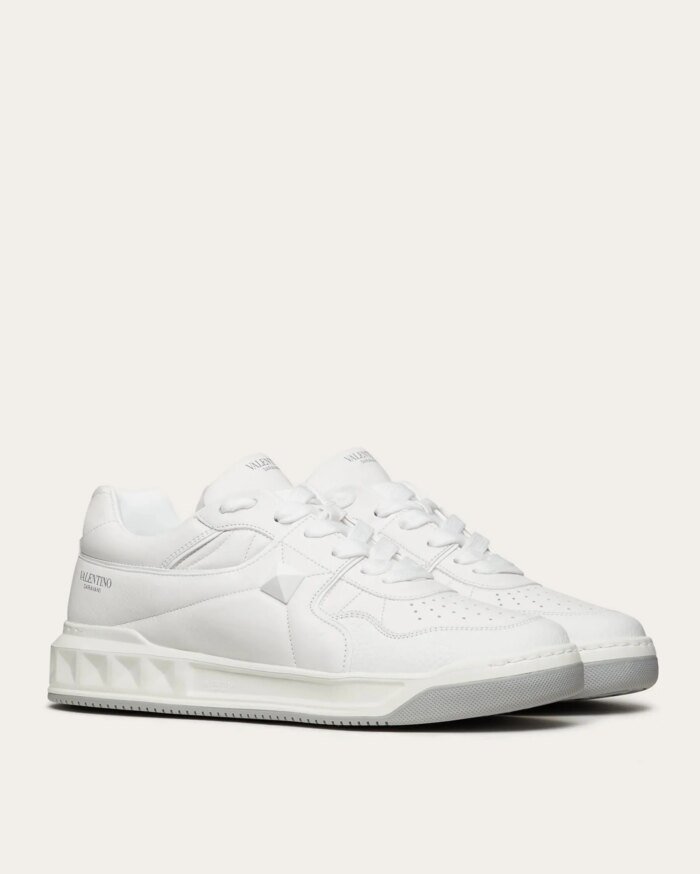Valentino Men's ONE STUD Low-Top Nappa Sneaker