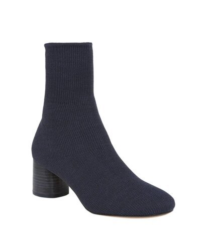 Vince Tasha Rib-Knit Cylinder Heel Sock Booties