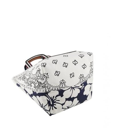 Tory Burch Gracie Reversible Printed Canvas Tote Bag