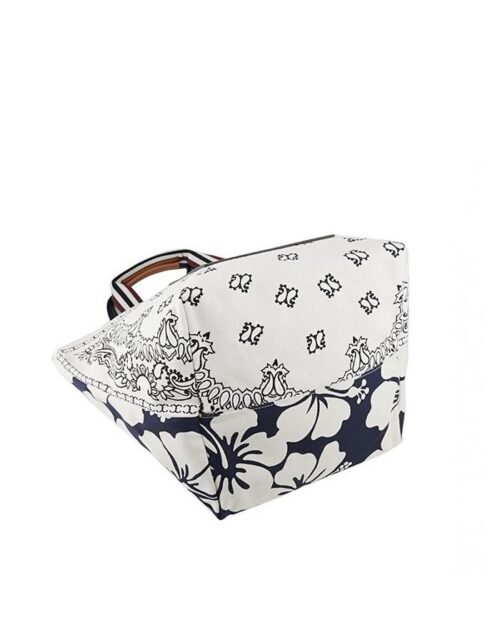 Tory Burch Gracie Reversible Printed Canvas Tote Bag