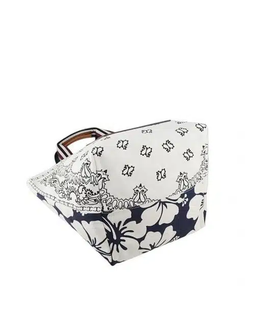 Tory Burch Gracie Reversible Printed Canvas Tote Bag