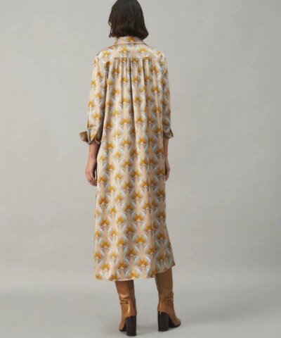 Tory Burch Silk Satin Shirtdress