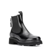 Off-White Leather Chelsea Boots