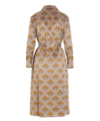 Tory Burch Silk Satin Shirtdress