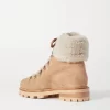 Jimmy Choo Eshe Shearling-Lined Suede Ankle Boots