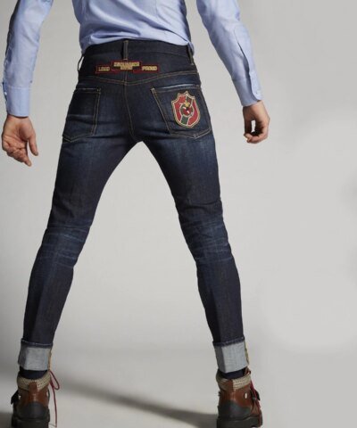 Dsquared2 College Patch Wash Cool Guy Jeans