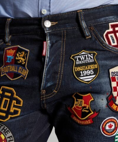 Dsquared2 College Patch Wash Cool Guy Jeans