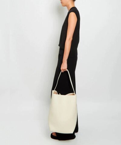 The Row Large N/S Park Tote in Leather