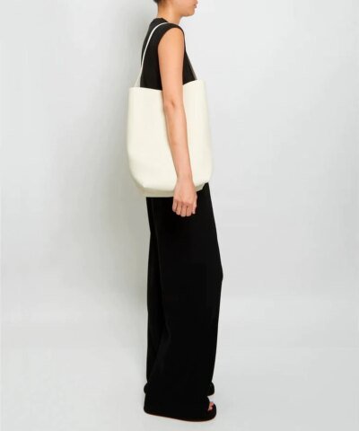 The Row Large N/S Park Tote in Leather