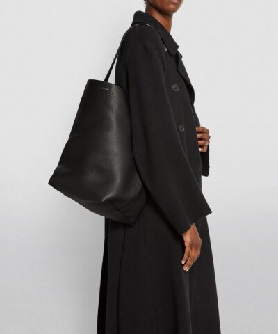 The Row Large N/S Park Tote in Leather