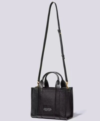 Marc Jacobs The Black Leather Mini Tote Bag