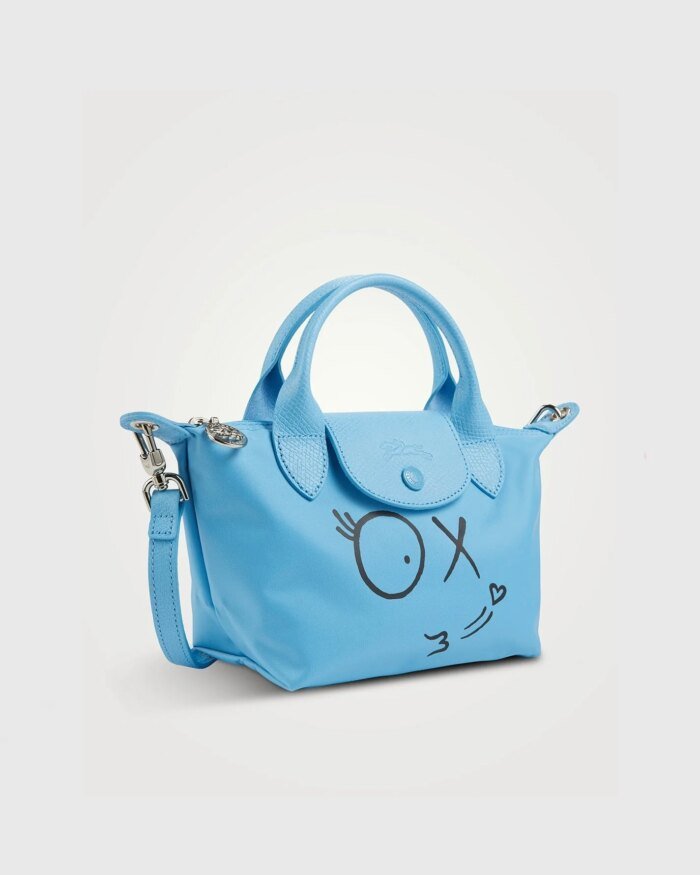 Longchamp x André Saraiva – Le Pliage André Top Handle Bag