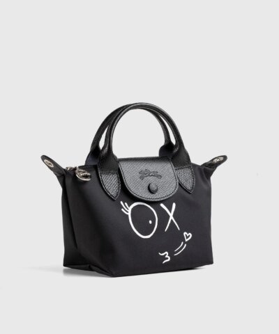 Longchamp x André Saraiva – Le Pliage André Top Handle Bag