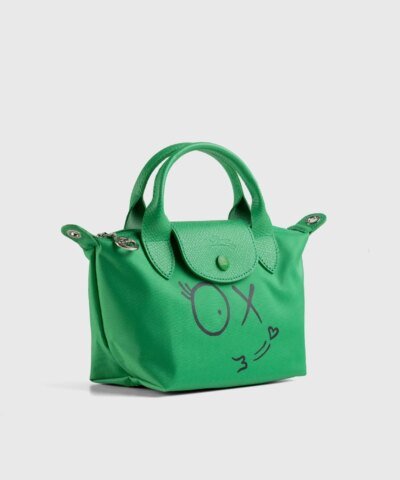 Longchamp x André Saraiva – Le Pliage André Top Handle Bag
