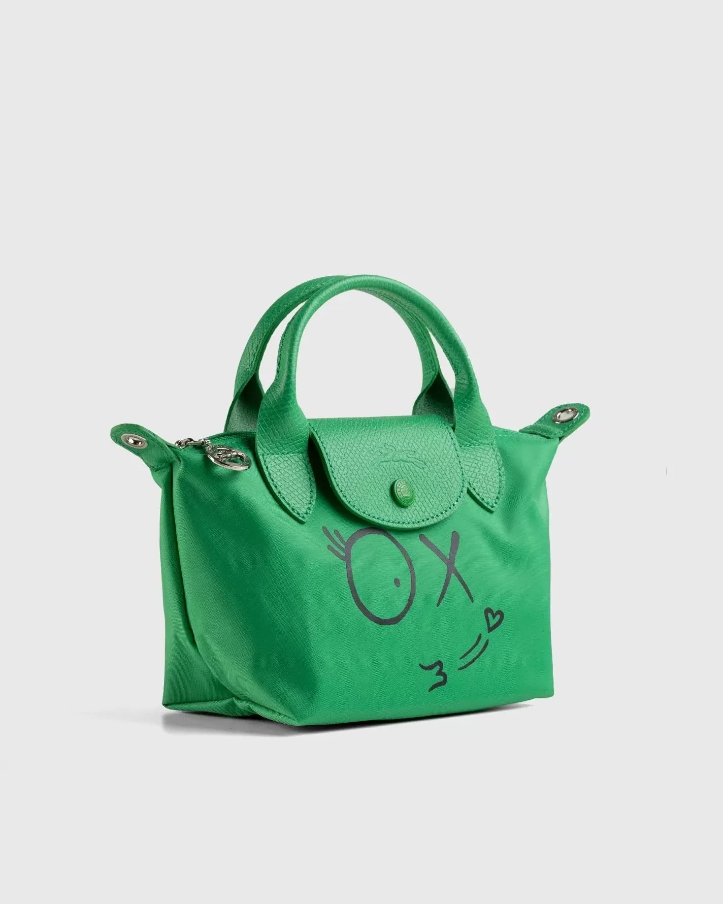 Longchamp x André Saraiva – Le Pliage André Top Handle Bag