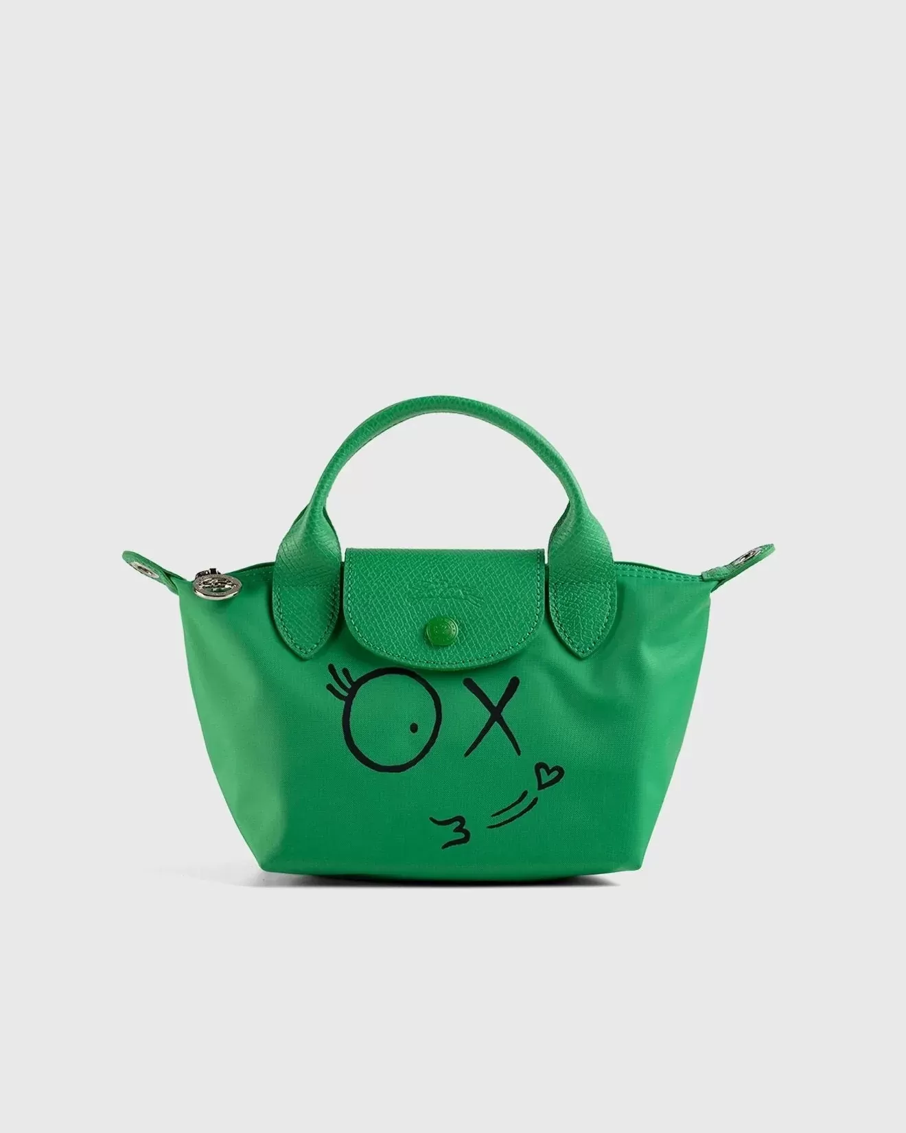 Longchamp x André Saraiva – Le Pliage André Top Handle Bag