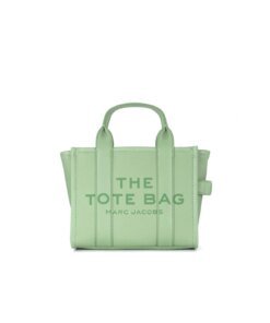 Marc Jacobs The Leather Mini Tote Bag In Traveler Green