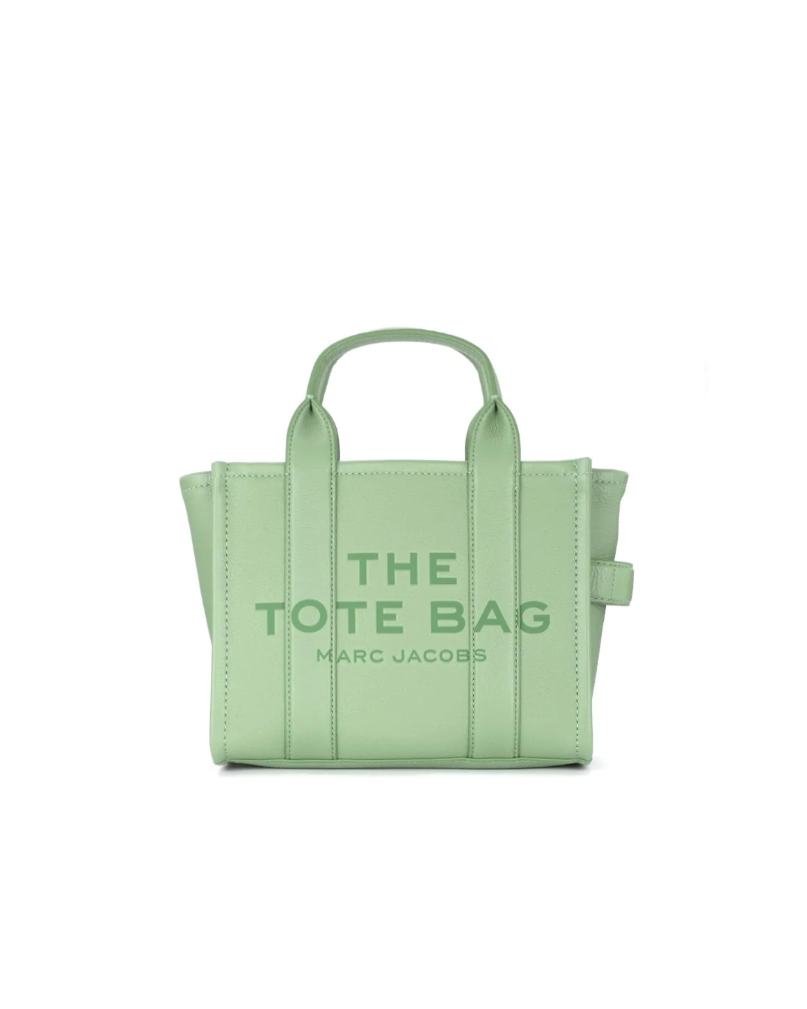 Marc Jacobs The Leather Mini Tote Bag In Traveler Green