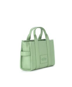 Marc Jacobs The Leather Mini Tote Bag In Traveler Green