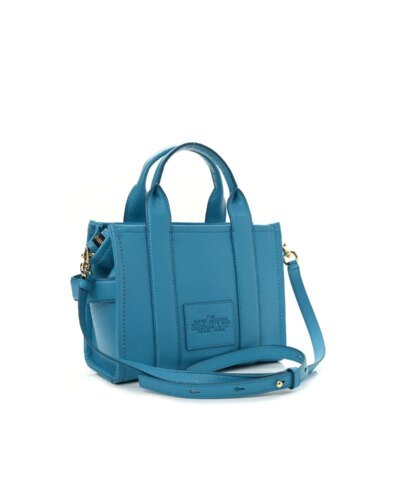 Marc Jacobs The Leather Mini Tote Bag In Barrier Reef