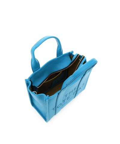 Marc Jacobs The Leather Mini Tote Bag In Barrier Reef