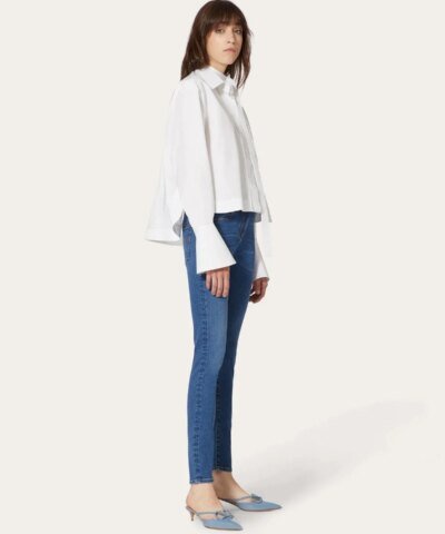 Valentino Blue Stretch Denim Jeans